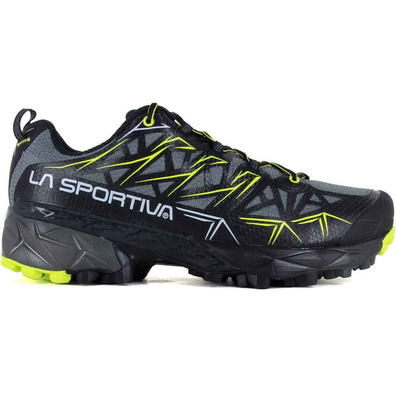 Zapatilla La Sportiva Akyra GTX Gris/Verde Lima