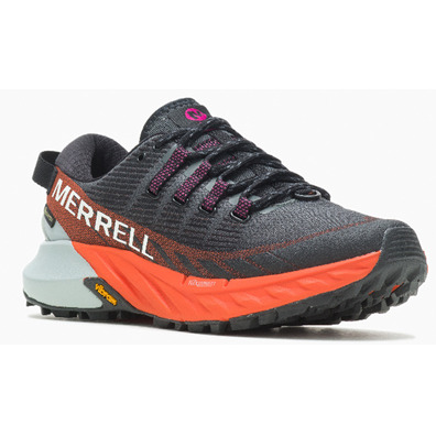 Zapatilla Merrell Agility Peak 4 GTX W Negro/Rojo