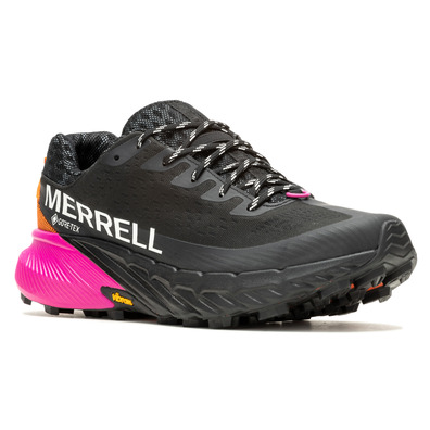 Zapatilla Merrell Agility Peak 5 GTX Negro/Rosa/Naranja