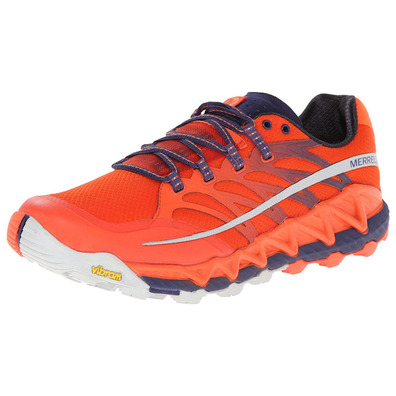 Zapatilla Merrell Allout Peak Naranja/Negro