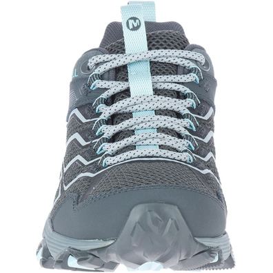 Zapatilla Merrell Moab FST 2 GTX W Gris/Turquesa