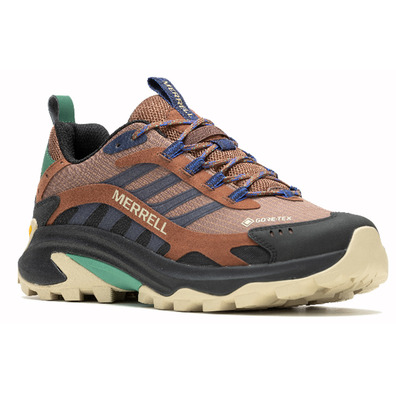 Zapatilla Merrell Moab Speed 2 GTX Marrón/Negro/Azul