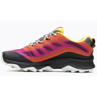 Zapatilla Merrell Moab Speed GTX W Fucsia/Naranja