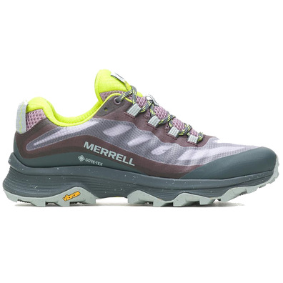 Zapatilla Merrell Moab Speed GTX W Negro/Gris/Amarillo