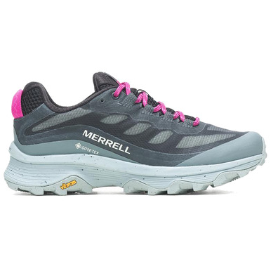 Zapatilla Merrell Moab Speed GTX W Negro/Gris/Fucsia