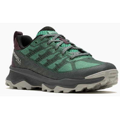 Zapatilla Merrell Speed Eco WP W Verde/Granate