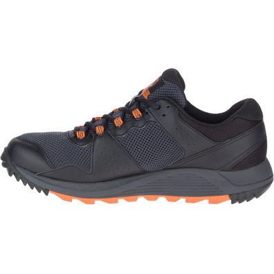 Zapatilla Merrell Wildwood GTX Negro/Naranja