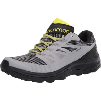 Zapatilla Salomon Outline GTX Gris/Lima