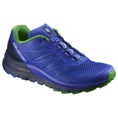 Zapatilla Salomon Sense Pro Max Azul/Verde/Negro