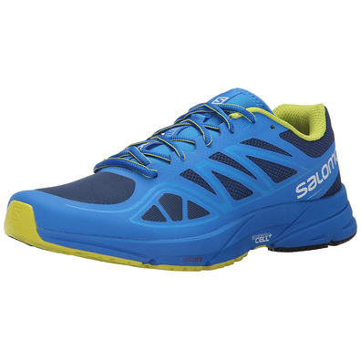 Zapatillas Salomon Sonic Aero Azul/Lima