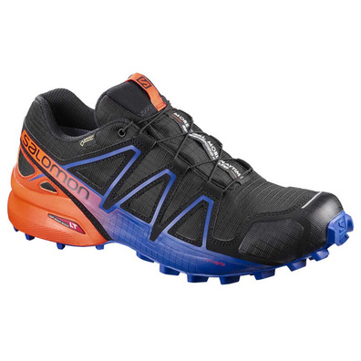 Zapatilla Salomon Speedcross 4 GTX LTD Negro/Marino/Naranja