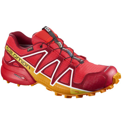 Zapatilla Salomon Speedcross 4 GTX Rojo/Naranja/Blanco