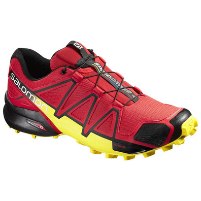 Zapatilla Salomon Speedcross 4 Rojo/Negro/Amarillo