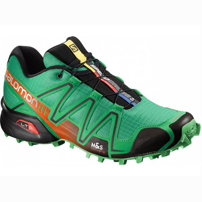 Zapatilla Salomon Speedcross 3 Verde/Negro/Naranja