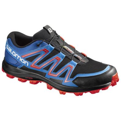 Zapatilla Salomon Speedtrak Negro/Azul/Rojo