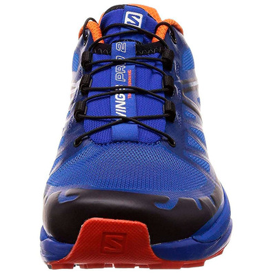 Zapatillas Salomon Wings Pro 2 Azul/Negro/Naranja