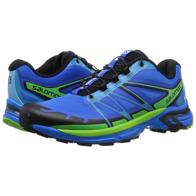 Zapatillas Salomon Wings Pro 2 Azul/Verde