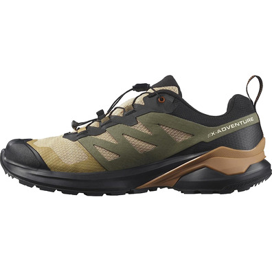 Zapatilla Salomon X-Adventure GTX Beige/Verde/Negro