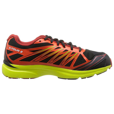 Zapatillas Salomon X-Tour 2 Rojo/Negro/Verde Pistacho