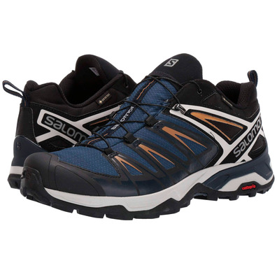 Zapatillas Salomon X Ultra 3 GTX  Marino/Negro/Oro