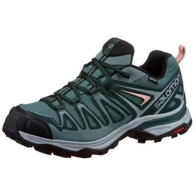 Zapatillas Salomon X Ultra 3 Prime GTX W Verde/Negro