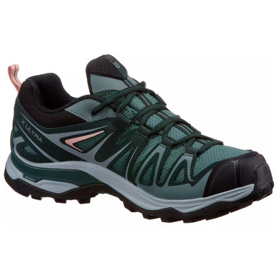 Zapatillas Salomon X Ultra 3 Prime GTX W Verde/Negro