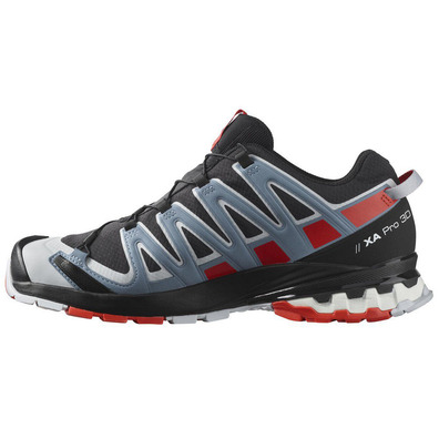 Zapatilla Salomon XA PRO 3D V8 GTX Negro/Gris/Rojo