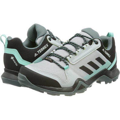 Zapatillas Adidas Terrex AX3 GTX W Gris/Turquesa