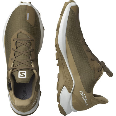 Zapatillas Salomon Alphacross 3 GTX Marrón/Beige