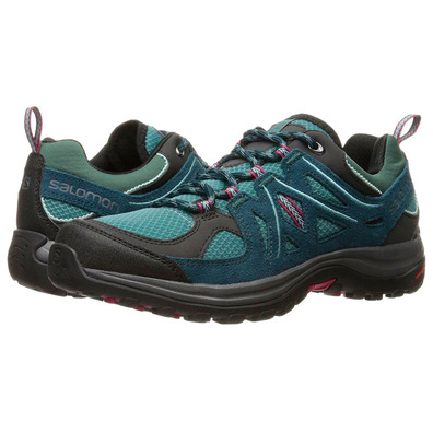 Zapatillas Salomon Ellipse 2 Aero W Aguamarina/Negro/Fucsia