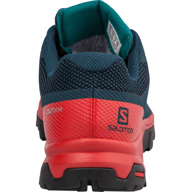 Zapatillas Salomon Outline GTX Verde/Rojo