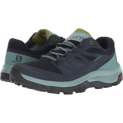 Zapatillas Salomon Outline GTX W Marino/Verde