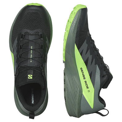 Zapatillas Salomon Sense Ride 5 Negro/Verde