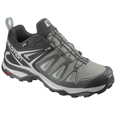 Zapatillas Salomon X Ultra 3 GTX W Gris/Turquesa