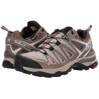 Zapatillas Salomon X Ultra 3 GTX W Marrón/Arena/Malva