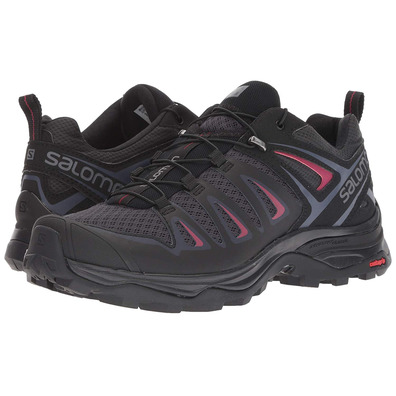 Zapatillas Salomon X Ultra 3 W Negro/Rojo