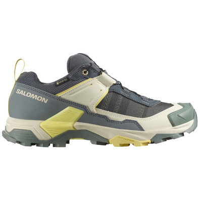 Zapatillas Salomon X Ultra 5 GTX W Gris/Verde/Beige