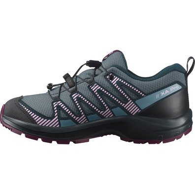 Zapatillas Salomon XA Pro V8 CSWP J Gris/Rosa