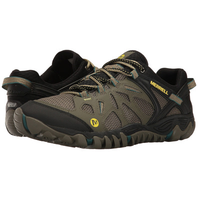 Zapatillas Merrell Allout Blaze Aero Sport Verde Oliva/Negro