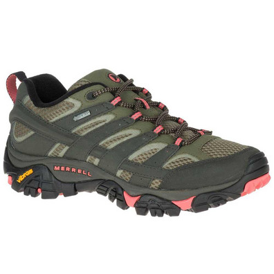 Zapato Merrell Moab 2 GTX W Oliva/Coral