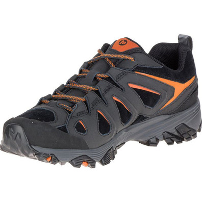 Zapato Merrell Moab FST Ltr Negro/Naranja