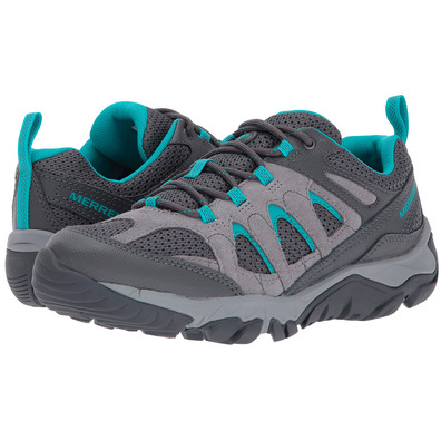 Zapatillas Merrell Outmost Vent GTX W Gris/Turquesa