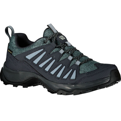 Zapato Salomon Eos GTX W Gris/Aguamarina