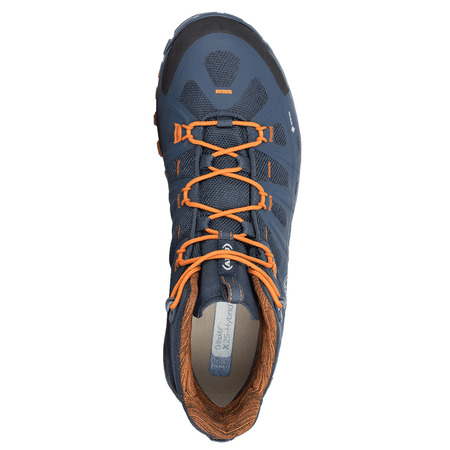 Bota Aku Selvatica Mid Goretex Azul/Naranja