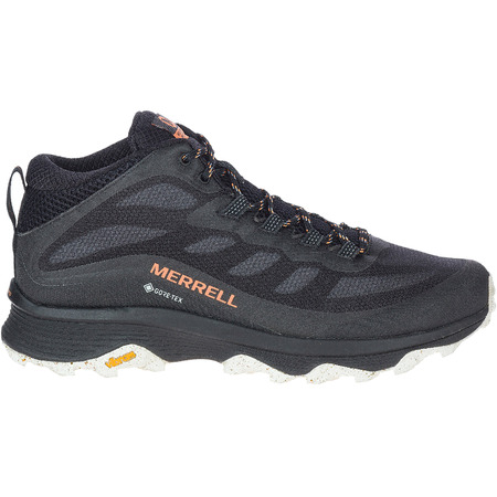 Bota Merrell Moab Speed Mid GTX Negro/Naranja