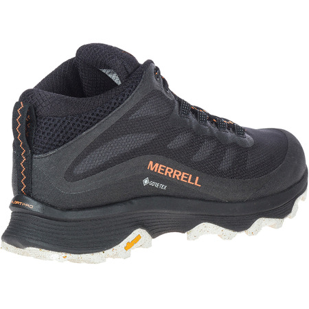 Bota Merrell Moab Speed Mid GTX Negro/Naranja