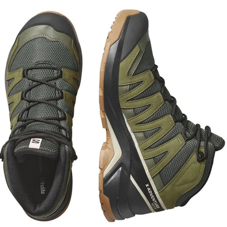 Bota Salomon X-Adventure Recon Mid GTX Verde/Negro