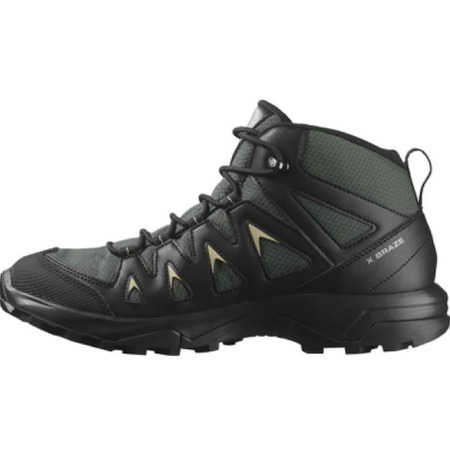 Bota Salomon X Braze Mid GTX Negro/Verde