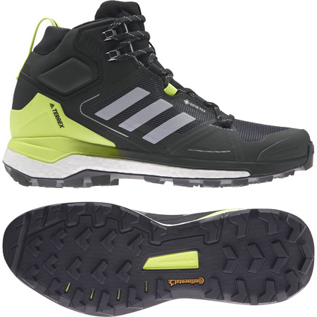 Botas Adidas Terrex Skychaser 2 Mid GTX Negro/Verde Lima