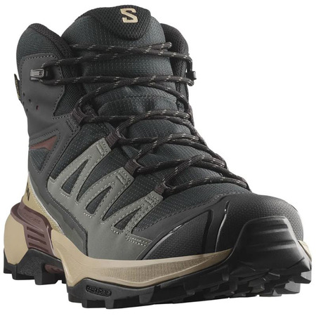 Botas Salomon X Ultra 360 Mid GTX Negro/Gris/Granate